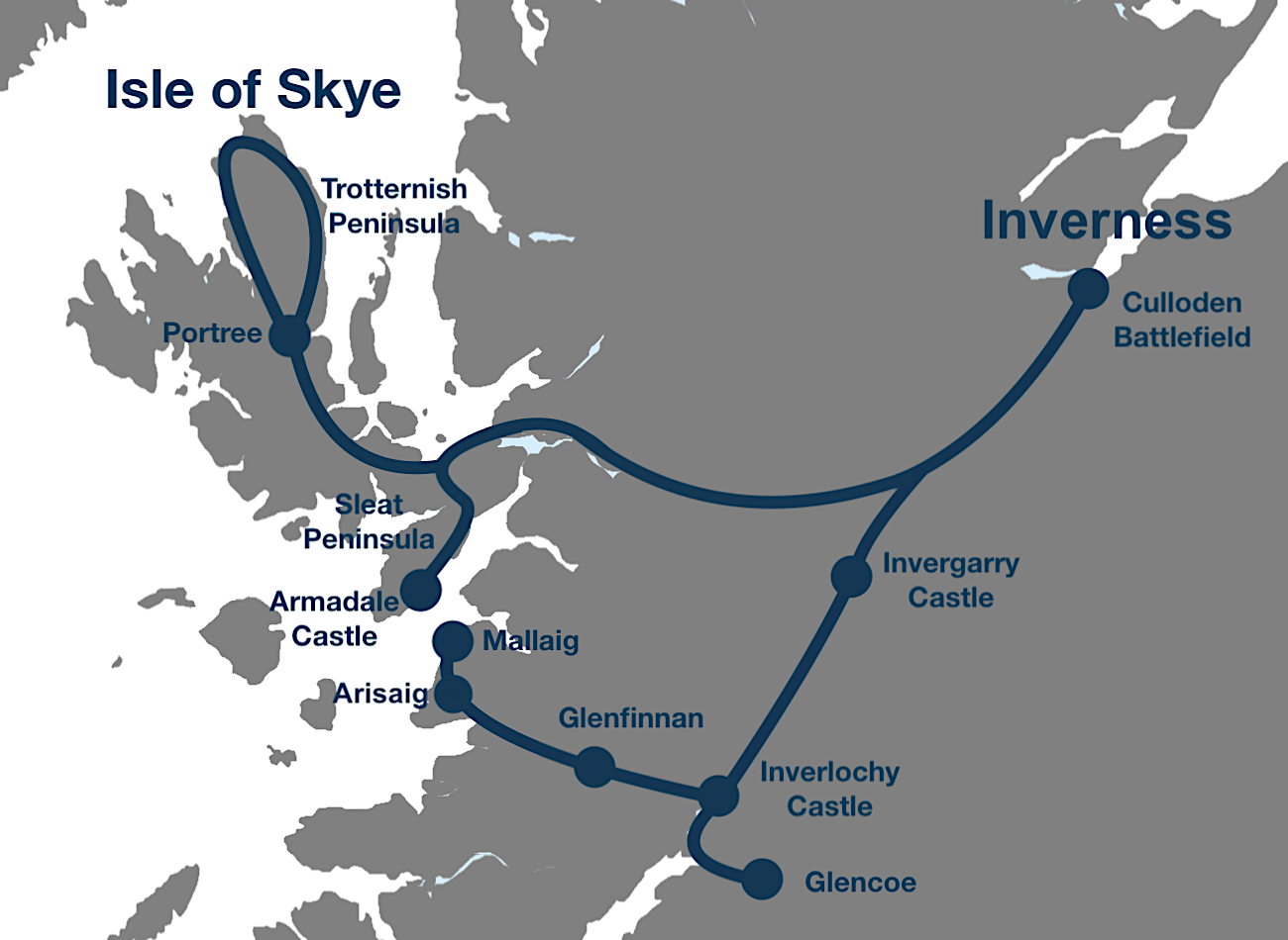 3 Day Clan Macdonald Private Tour (Isle of Skye and Highlands) from Inverness