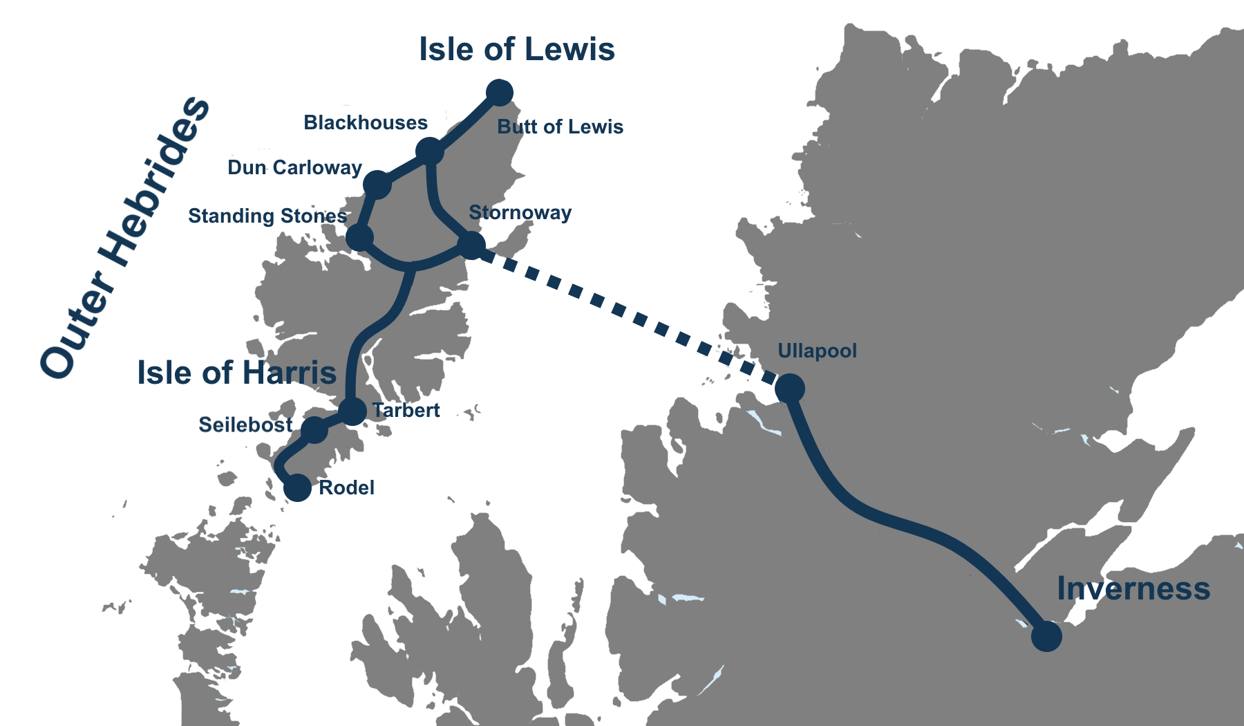 3 (or 4) Day Outer Hebrides (Western Isles) Private Tour from Inverness
