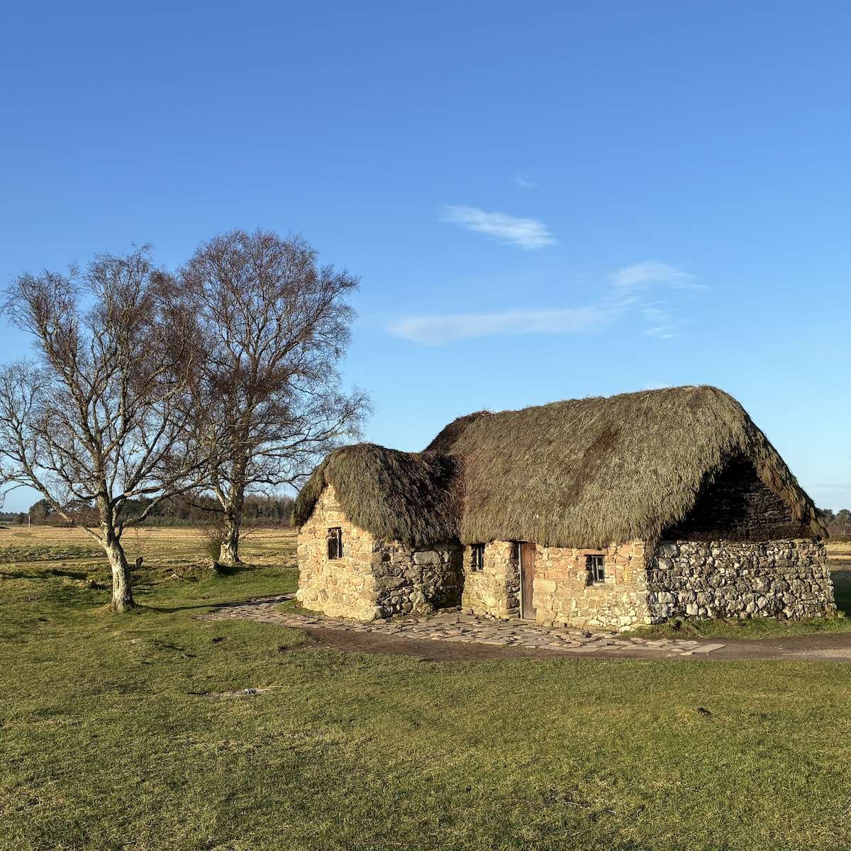 Leanach Cottage at Culloden Battlefield