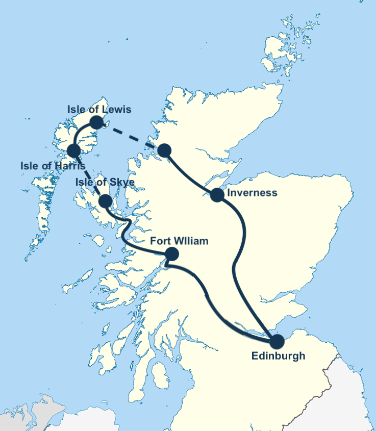 8 Day Grand Outer Hebrides, Isle of Skye and Highlands Private Tour from Edinburgh