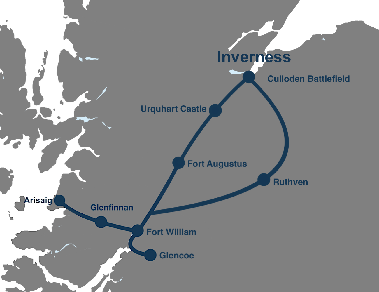3 Day Highland Jacobite Tour from Inverness