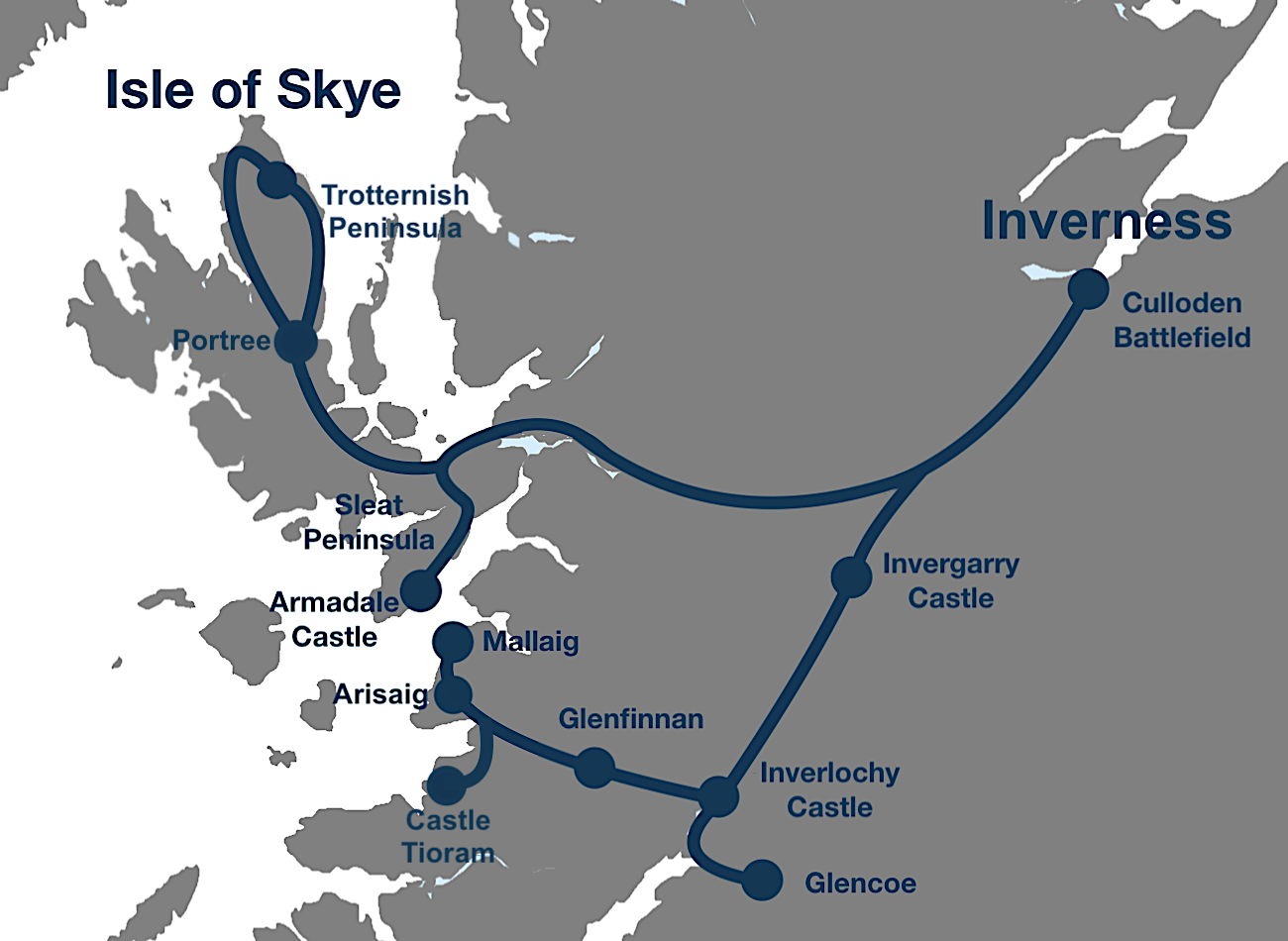 4 Day Clan Macdonald Private Tour (Isle of Skye and Highlands) from Inverness