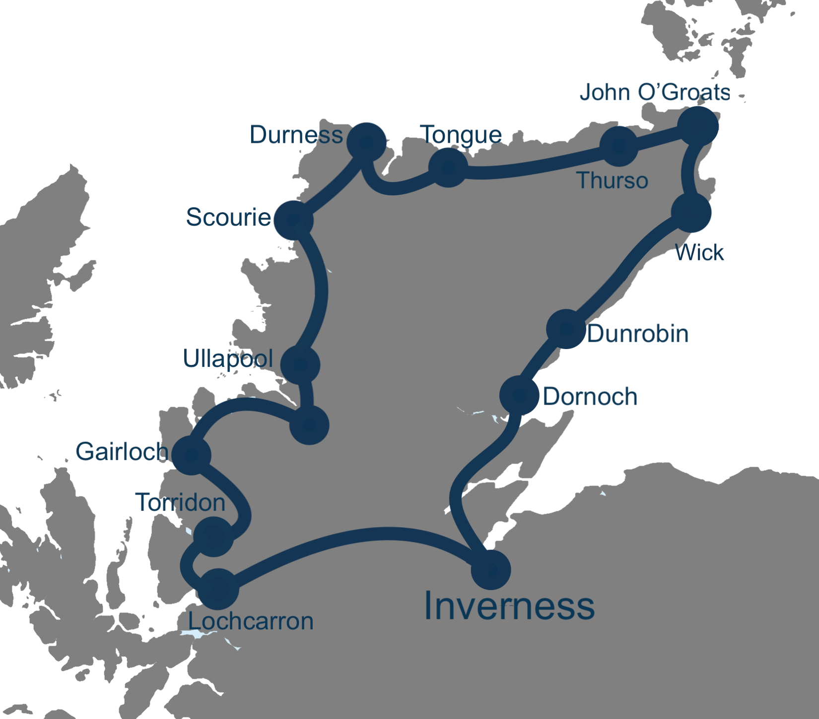 5 Day Far North and Highlands Private Tour from Inverness