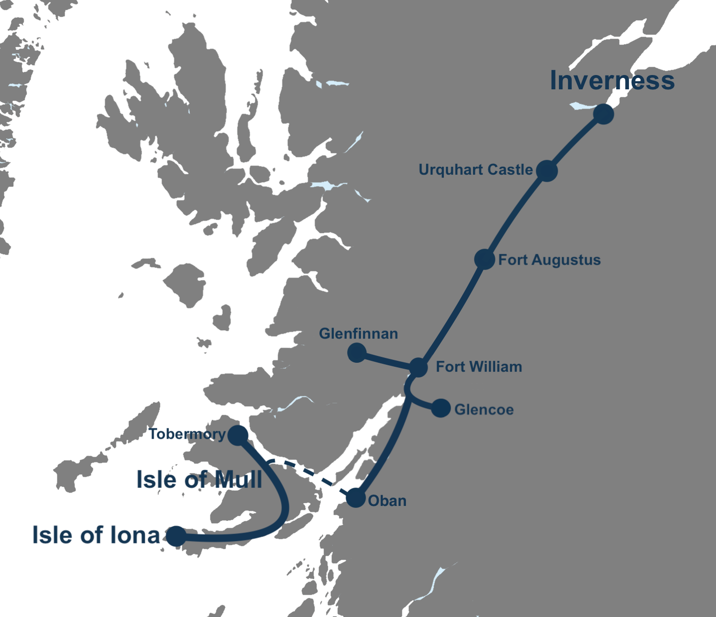 4 Day Isle of Mull, Iona and Highlands Tour from Inverness