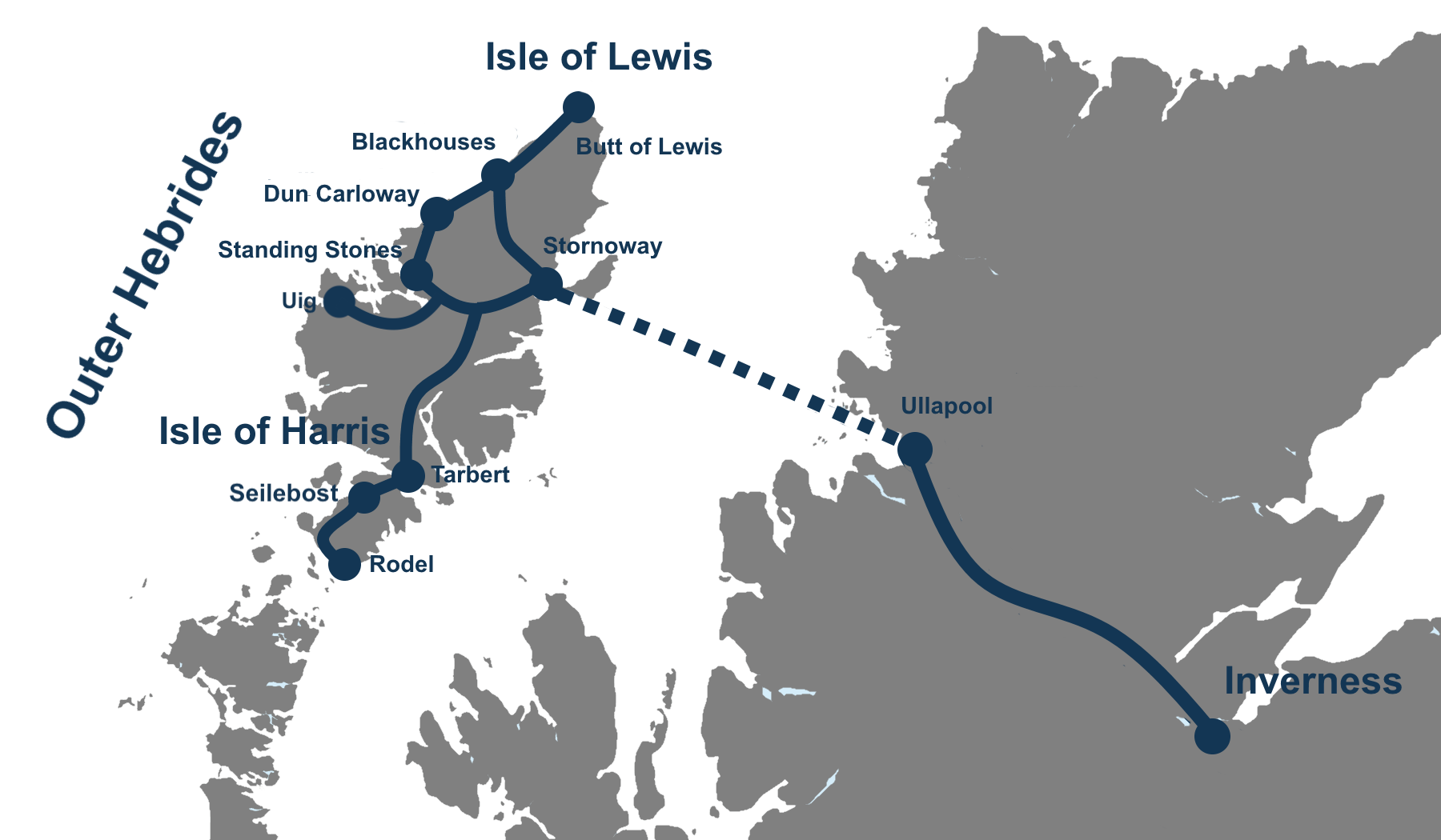 4 Day Outer Hebrides (Western Isles) Private Tour from Inverness