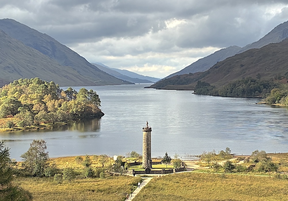 Jacobite Monument, Glenfinnan, Scottish Highlands